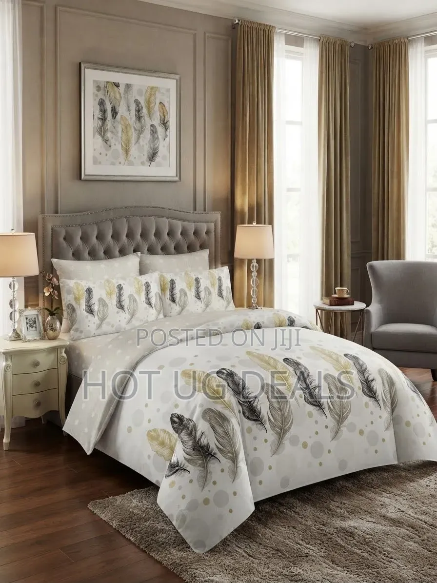 5×6 Duvet Set (1 Duvet, 1 Bedsheet & 2 Pillowcases) – Multi Color