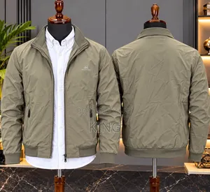 Stylish Men's Jacket. Green, Navyblue