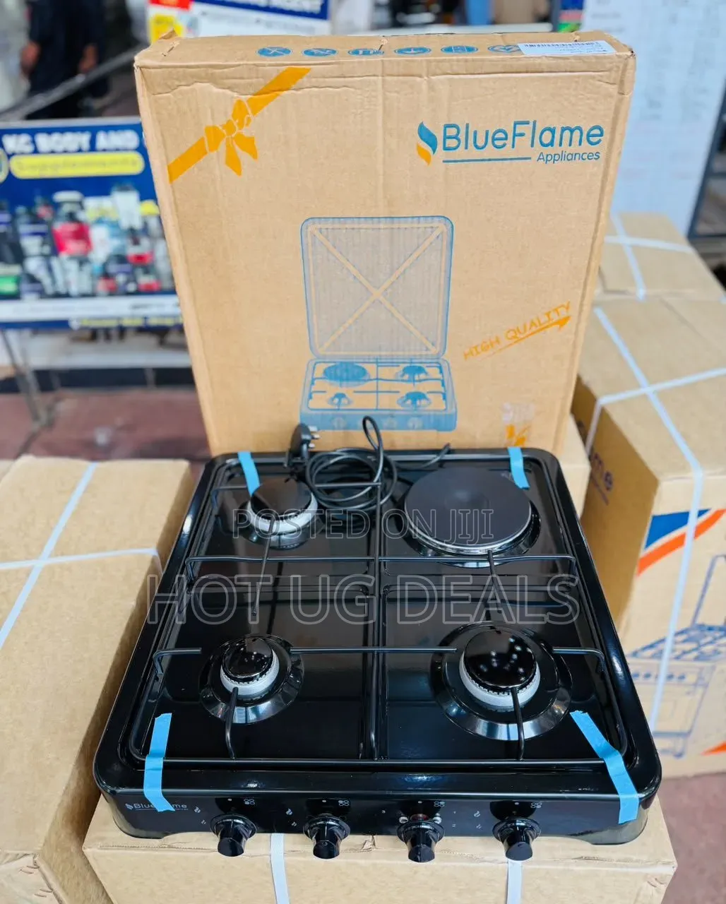 Blueflame 3-Gas + 1-Electric Table Top Cooker