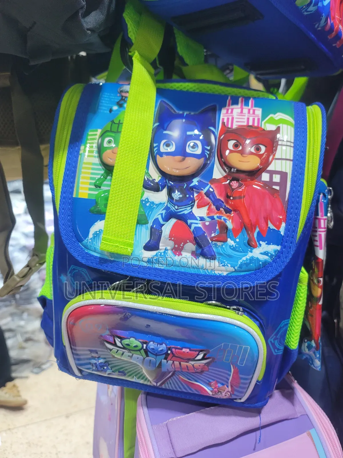 3D Cartoon-Themed PJ Masks School Backpack