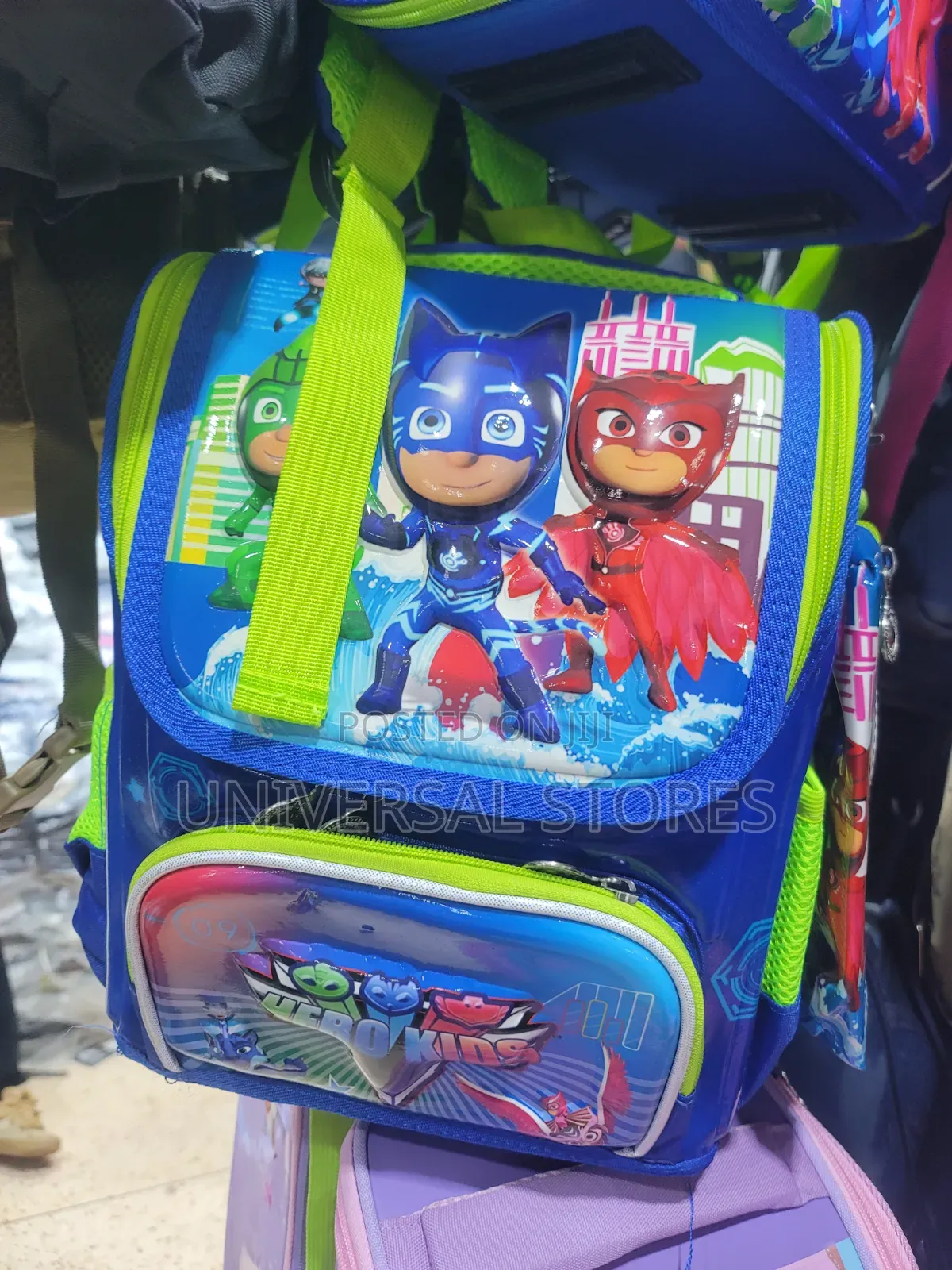 3D Cartoon-Themed PJ Masks School Backpack