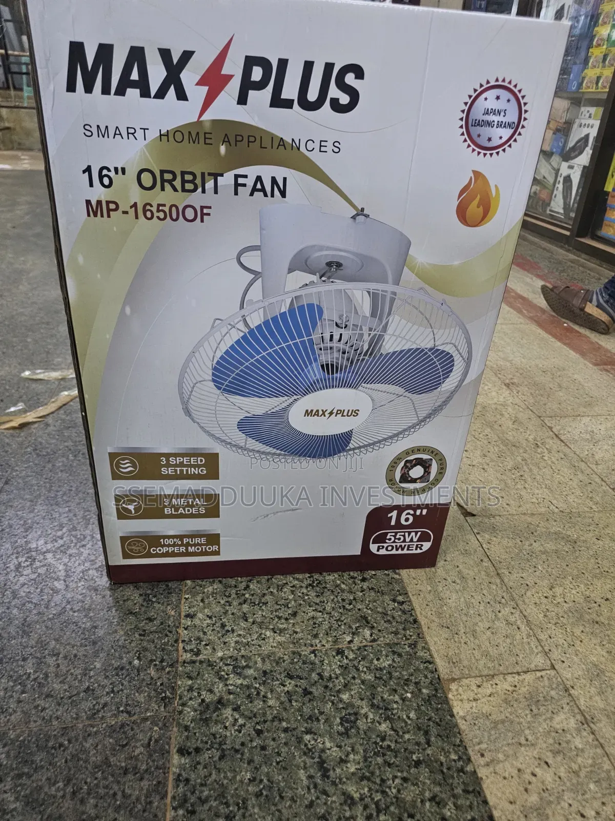 Max Plus 16"Mp-16500f Orbit Ceiling Fan