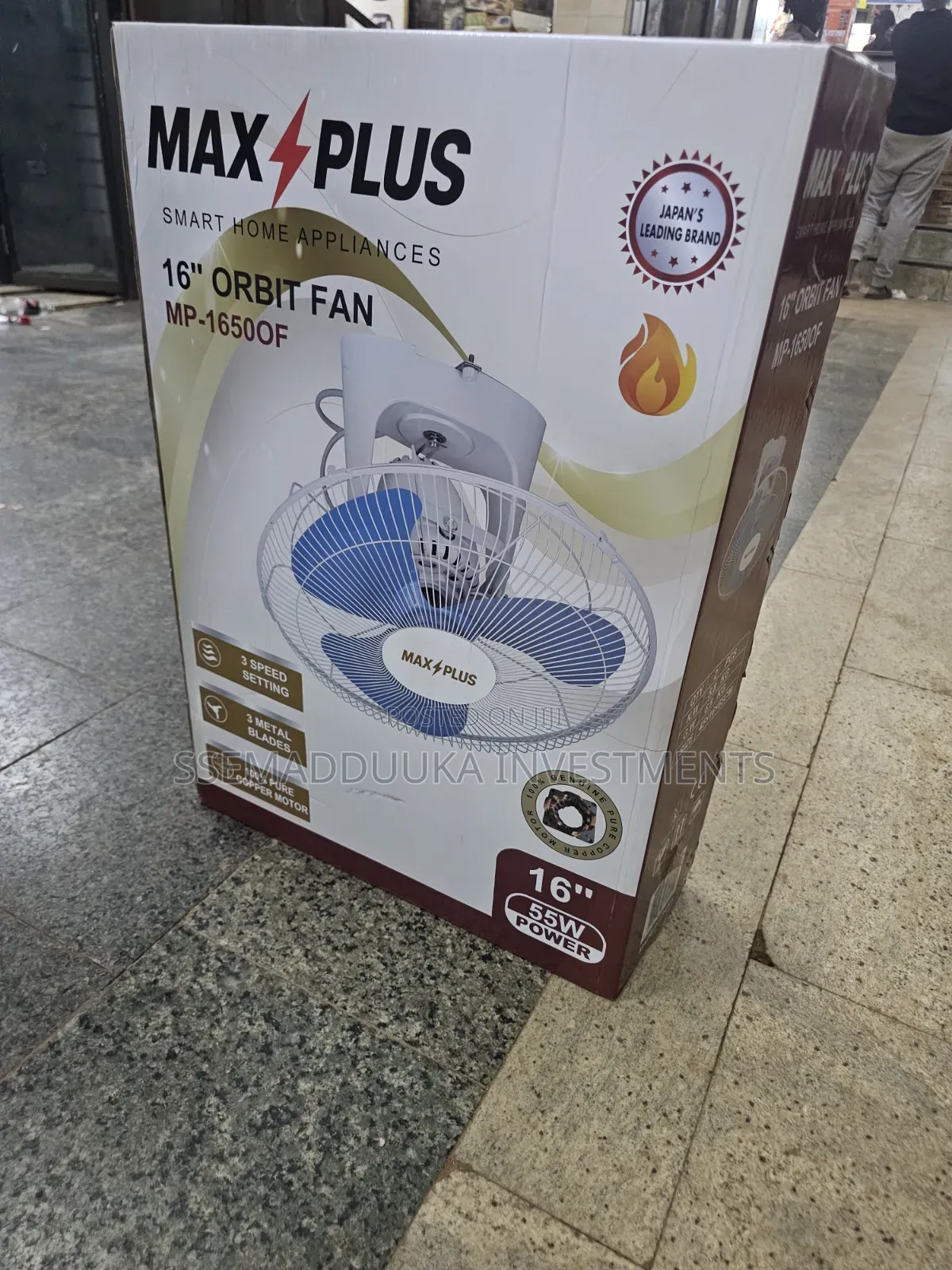 Max Plus 16"Mp-16500f Orbit Ceiling Fan