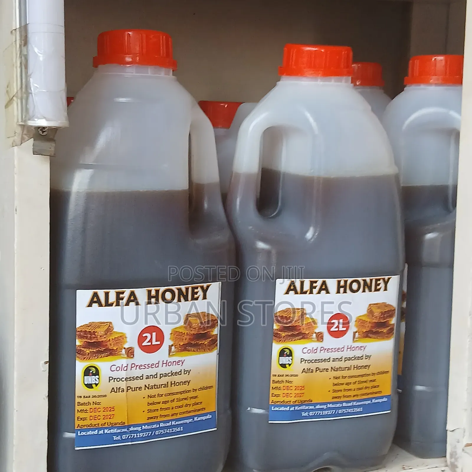 2ltrs Natural Honey -Urban Stores