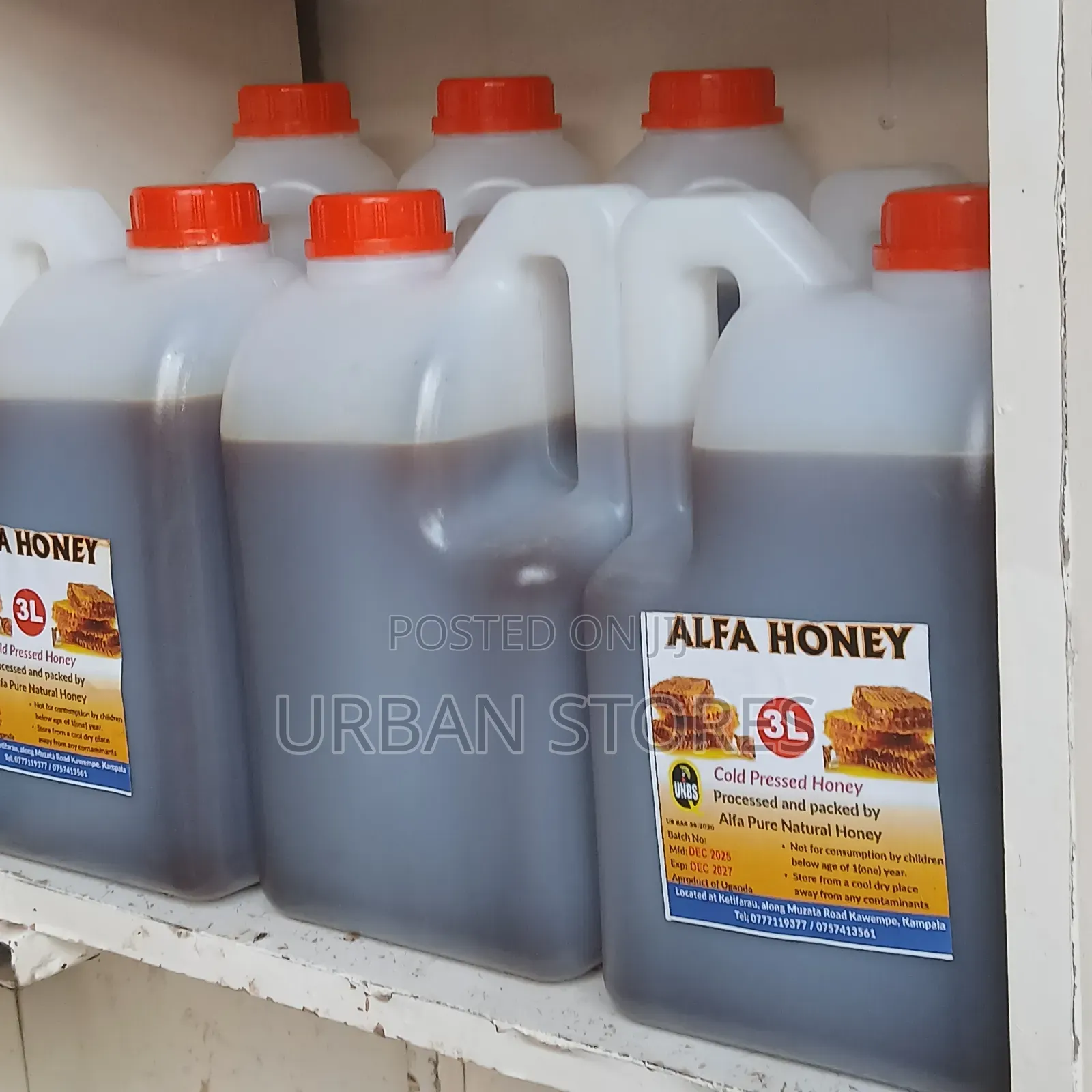 5-Liter Container of Alfa Pure Natural Honey -Urban Stores