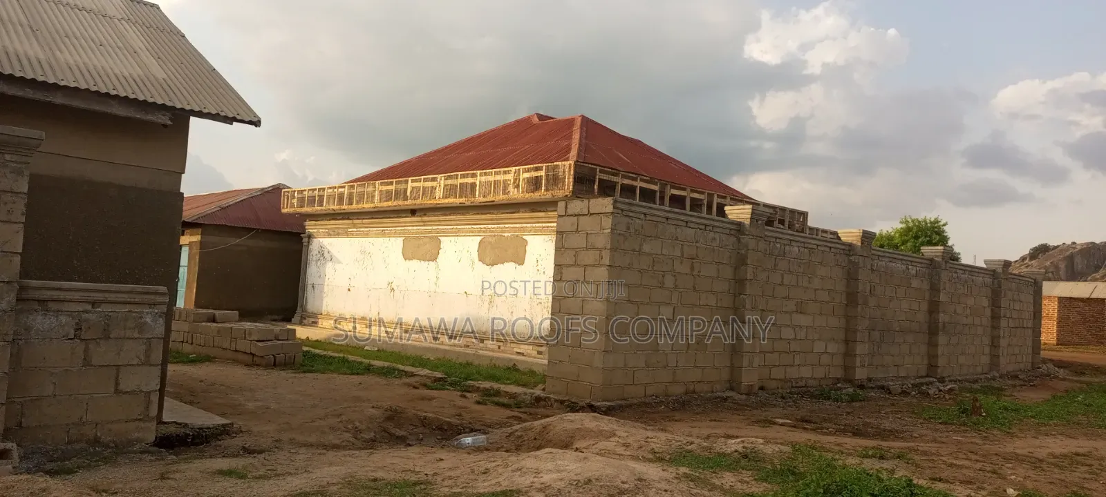 Calpate Placing on House Roofs