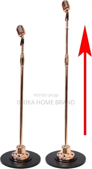 Retro Microphone and Swing Stand - Classic Vintage Professional Dynami
