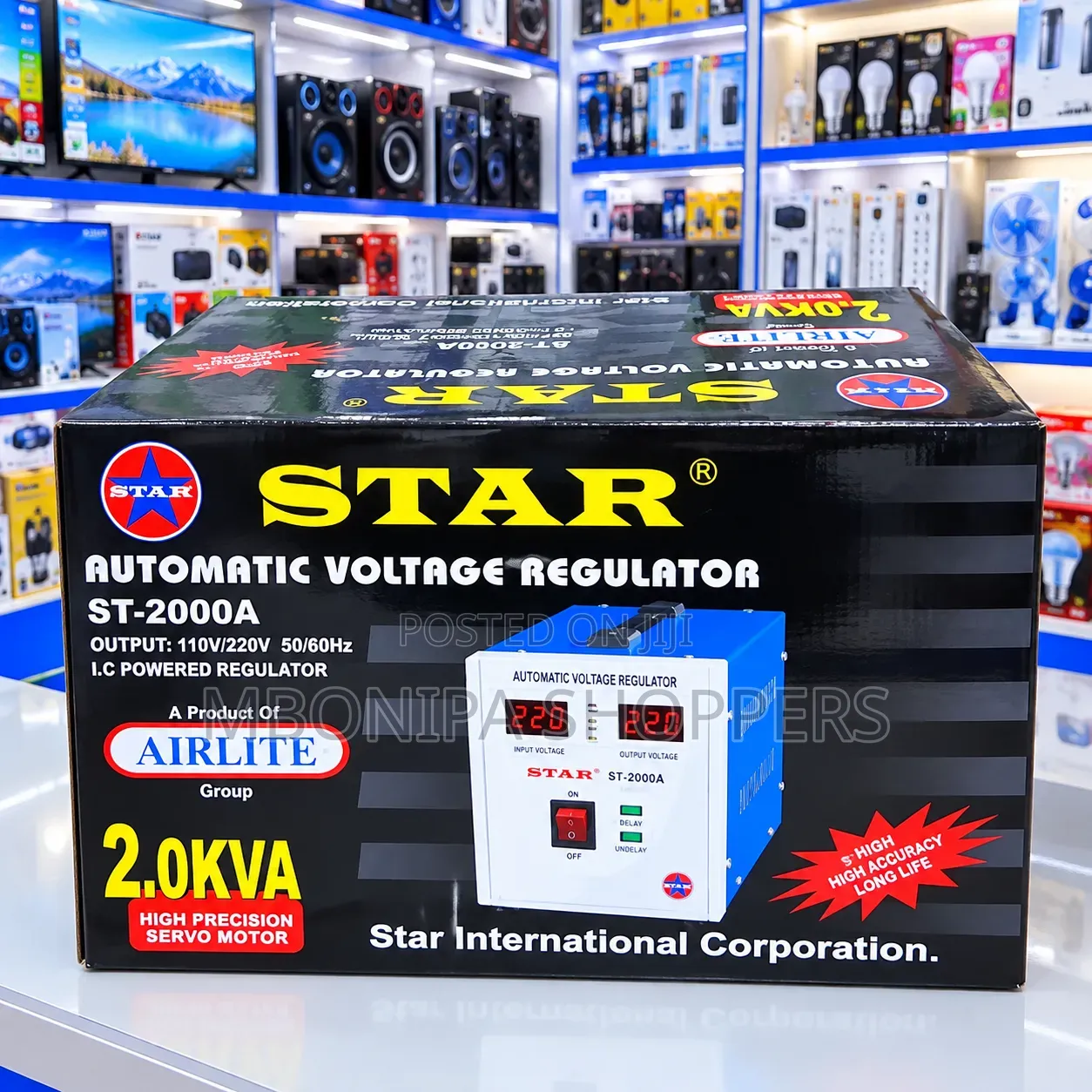 STAR ST-2000A 2KVA Automatic Voltage Regulator