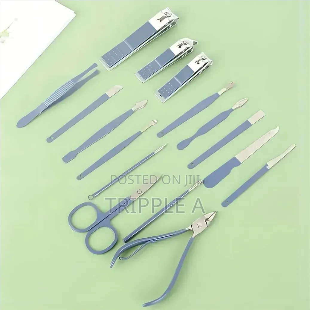 16-Piece Professional Manicure Pedicure Kit