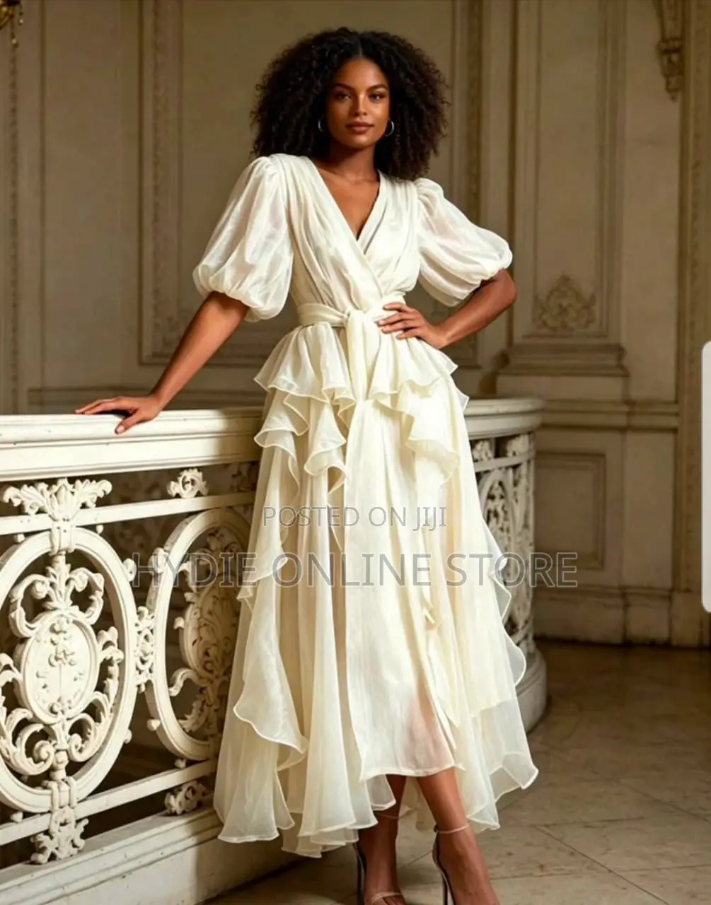 Elegant Coffee Brown Free-Size Dress – Comfortable & Versatile