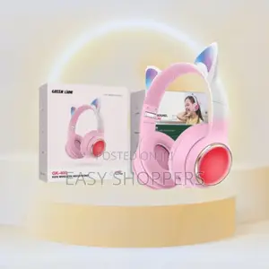 Green Lion GK-400 Kids Wireless Headphone in Pink.