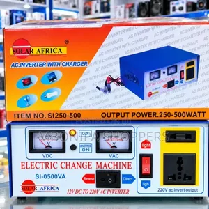 Solar Africa 500VA AC Inverter With Charger – 12V to 220V
