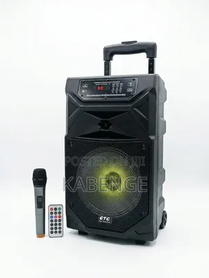 CTC CT-810 8-Inch Portable Rechargeable Speaker With Microphone