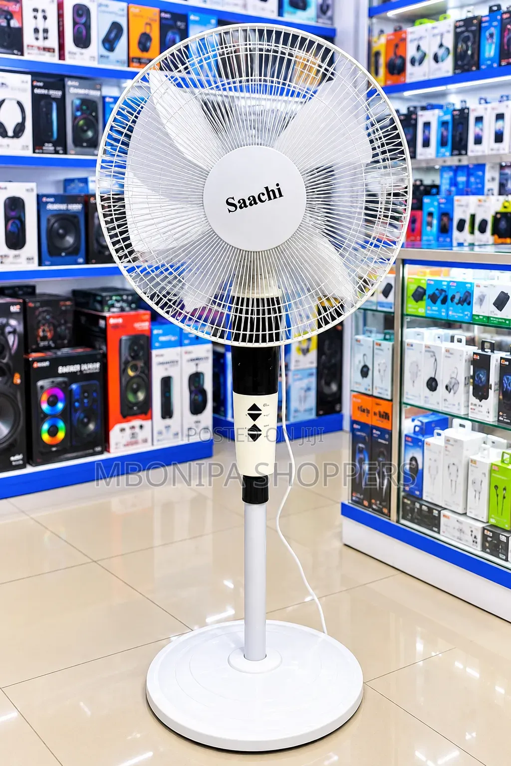 Saachi Remote Control Standing Fan – Powerful & Convenient Cooling