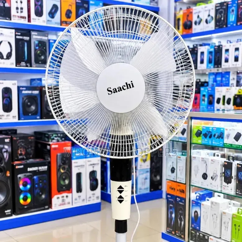 Saachi Remote Control Standing Fan – Powerful & Convenient Cooling