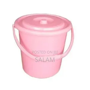 Baby's Bath Basin 20 Litre, Basin With Bucket, 20 Litres - Pink