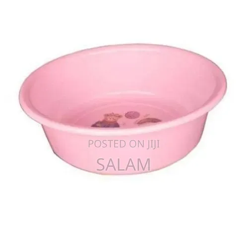 Baby's Bath Basin 20 Litre, Basin With Bucket, 20 Litres - Pink