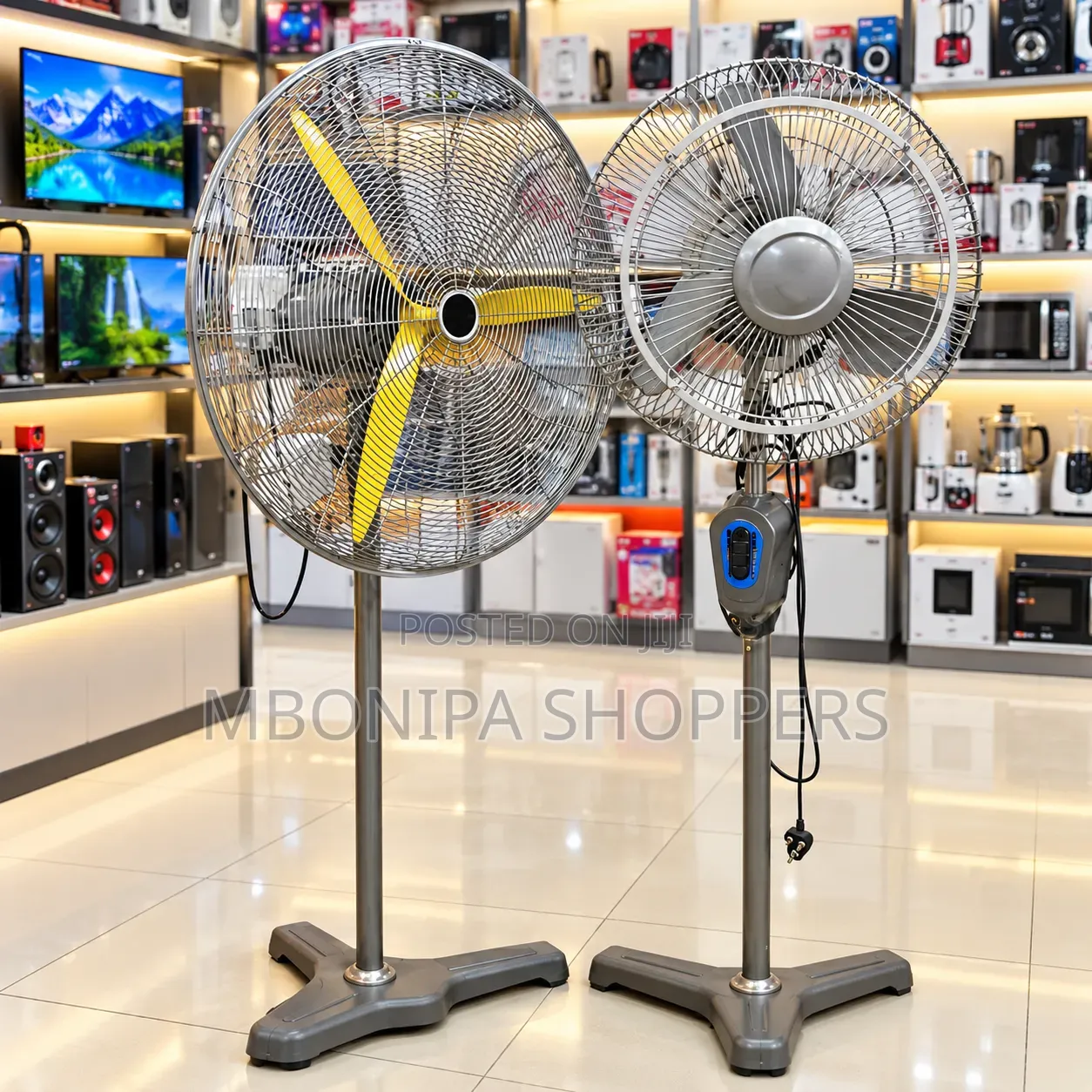 Heavy-Duty Pedestal Standing Fan – Powerful Air Circulator