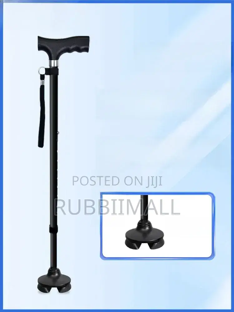 Adjustable Black Walking Cane