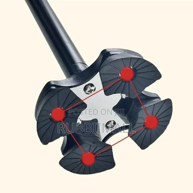 Adjustable Black Walking Cane