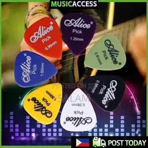 Colorful Guitar Picks Durable Plastic Plectrums for Acoustic, Electric