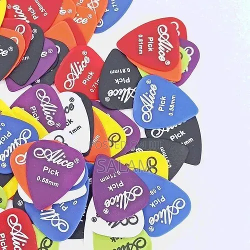 Colorful Guitar Picks Durable Plastic Plectrums for Acoustic, Electric