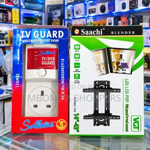 TV Guard Voltage Protector & 14–43" LED/LCD TV Wall Mount 2in1 Combo