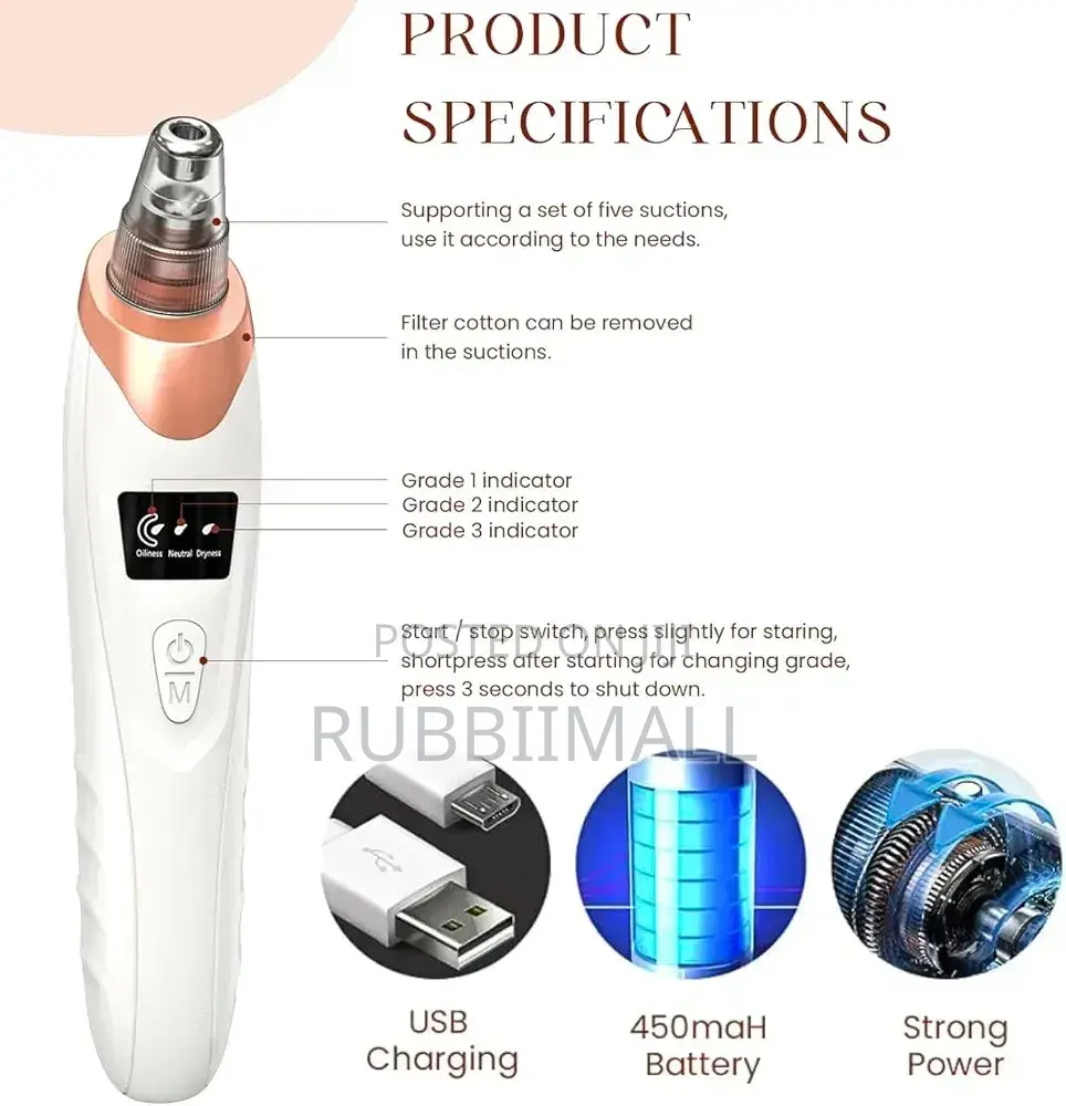 Blackhead Remover Vacuum / Electric Pore Cleaner