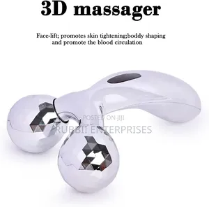 3D Manual Solar Powered Face Body Roller Massager