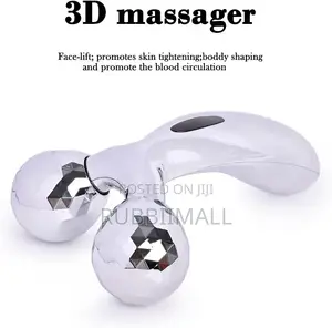 3D Manual Solar Powered Face Body Roller Massager