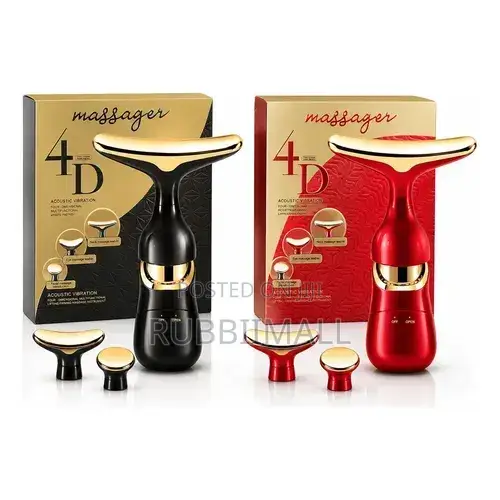 4d/3-in-1 Acoustic Vibration Facial and Neck Massage