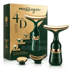 4d/3-in-1 Acoustic Vibration Facial and Neck Massage