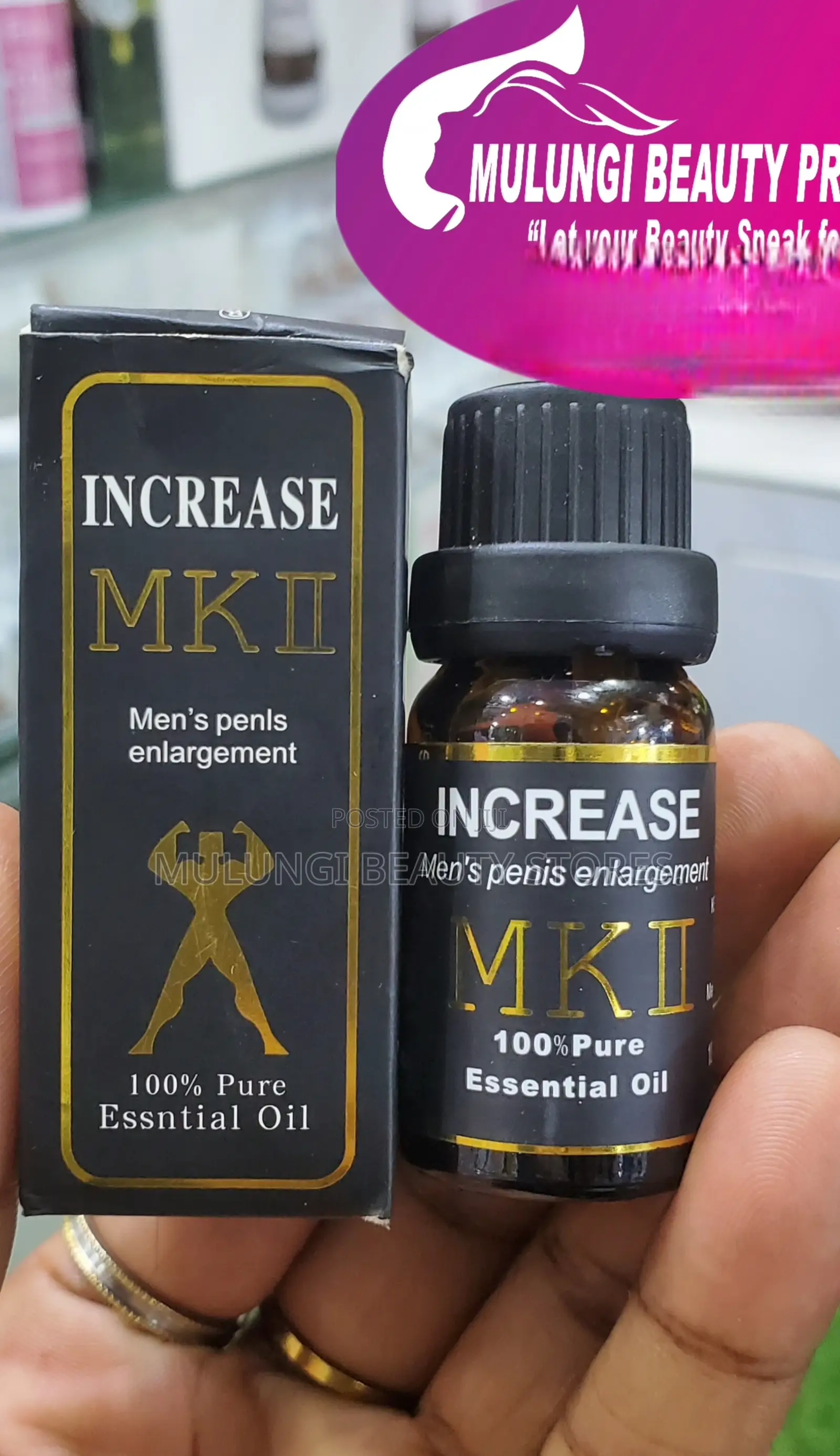 MK II, a Topical Essential Oil for Male Enhancement