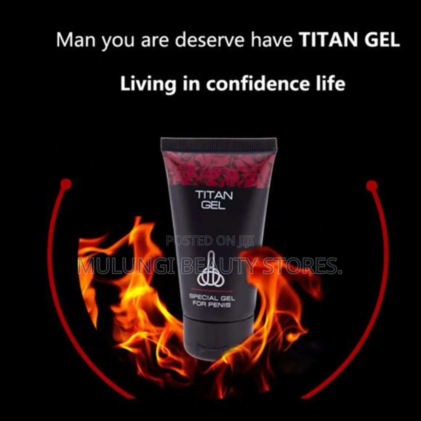 Titan Gel Red and Titan Gel Gold for Men