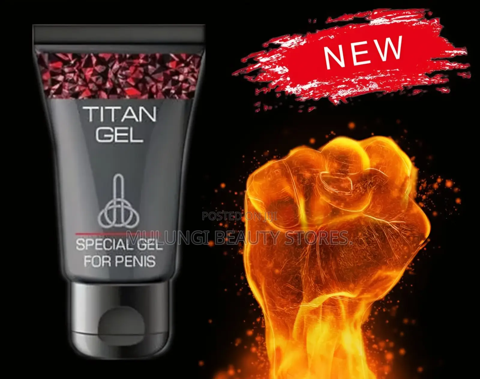 Titan Gel Red and Titan Gel Gold for Men