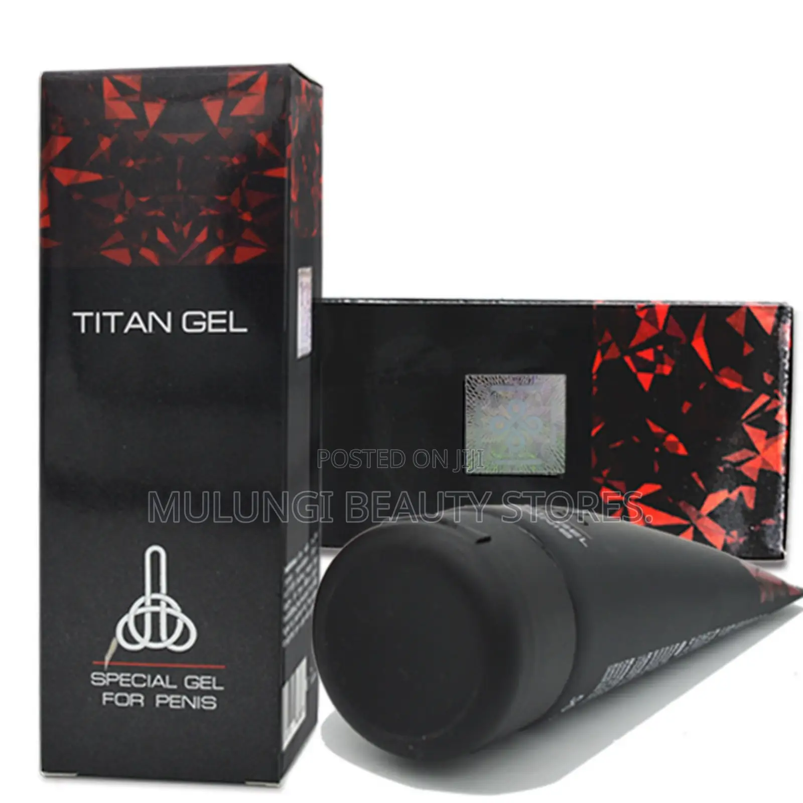 Titan Gel Red and Titan Gel Gold for Men