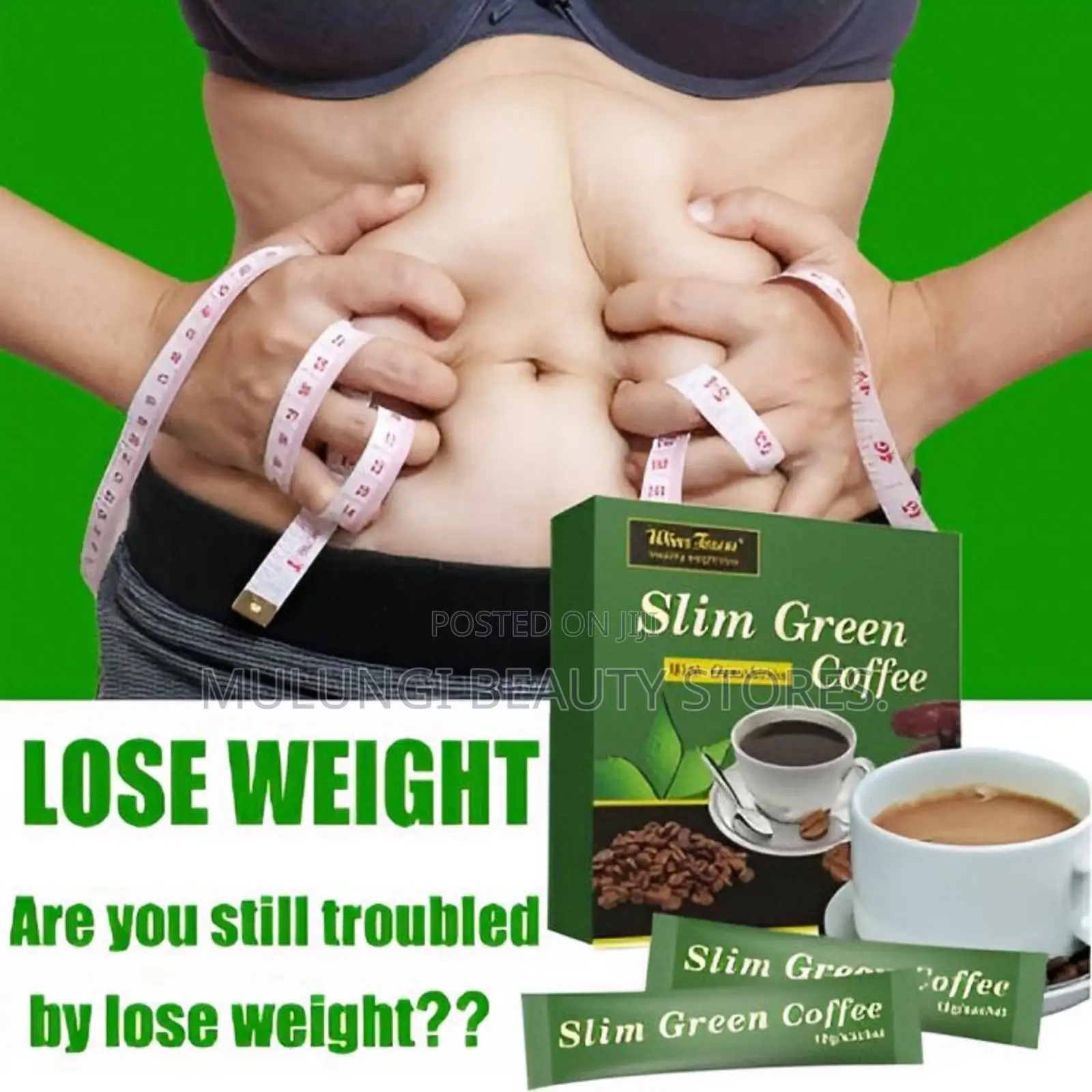 Slim Green Coffee With Ganoderma Extract Dietary Supplement
