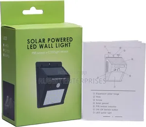 Solar Powered LED Wall Light