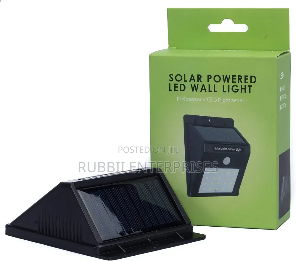 Solar Powered LED Wall Light