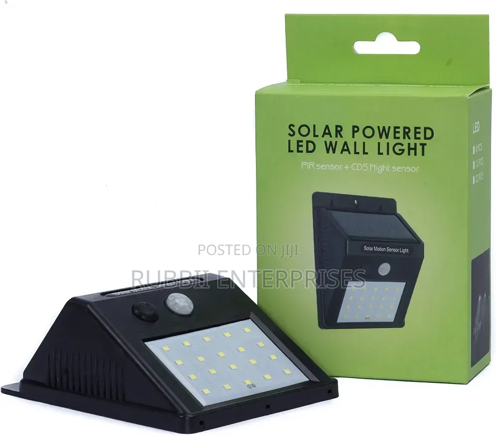Solar Powered LED Wall Light