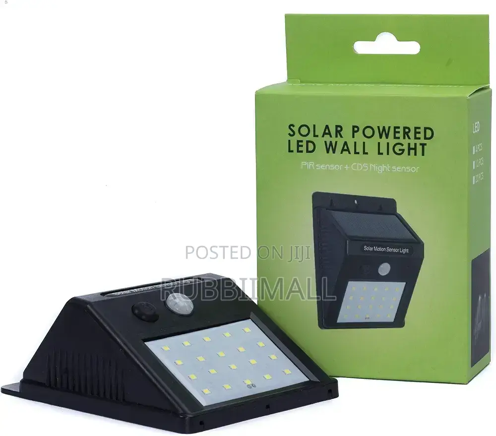 Solar Powered LED Wall Light