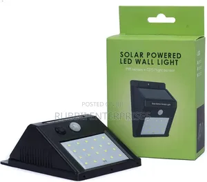 Solar Powered LED Wall Light