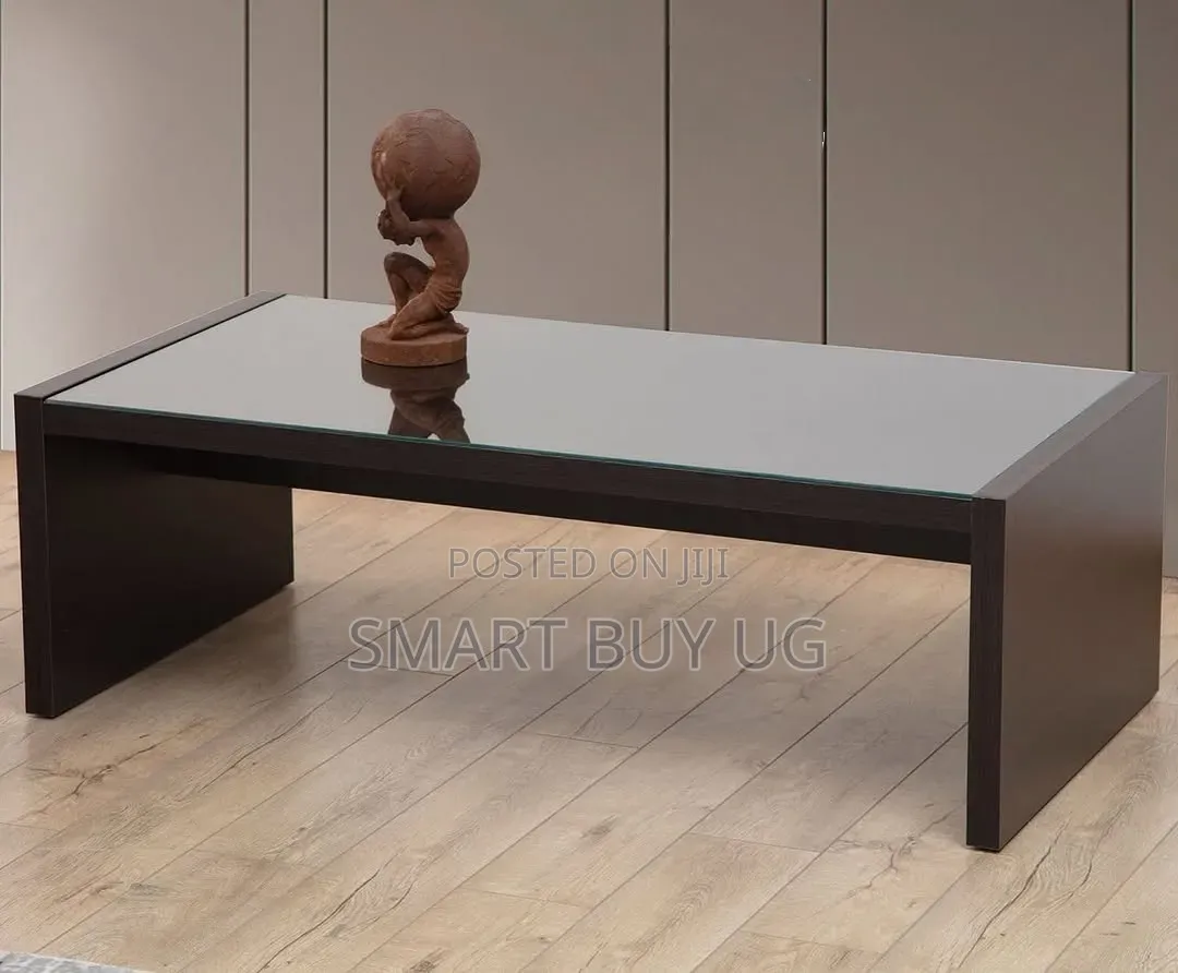 Brand New Glass Center Tables - Black - 100cm - Kampala