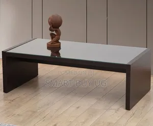 Brand New Glass Center Tables - Black - 100cm - Kampala