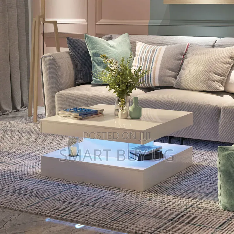 Double Center Tables - White Modern - Brand New - Kampala