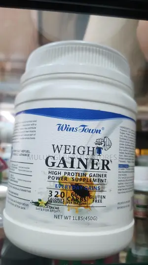 Weight Gainer High Protein Power Supplement (450g) in a Vanilla Creme