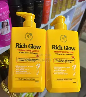 Rich Glow Yellow Tone Lotion, a 500ml