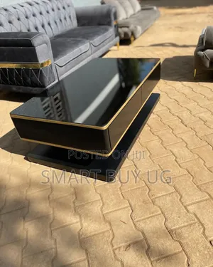 Brand New Glass Center Tables - Black - 120cm - Kampala
