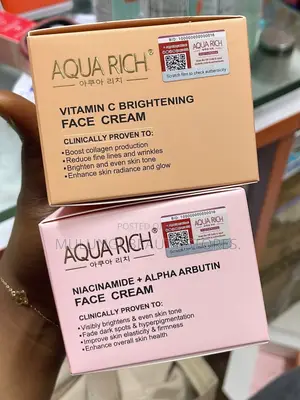 Aqua Rich Face Cream Formulated for Skin Brightening