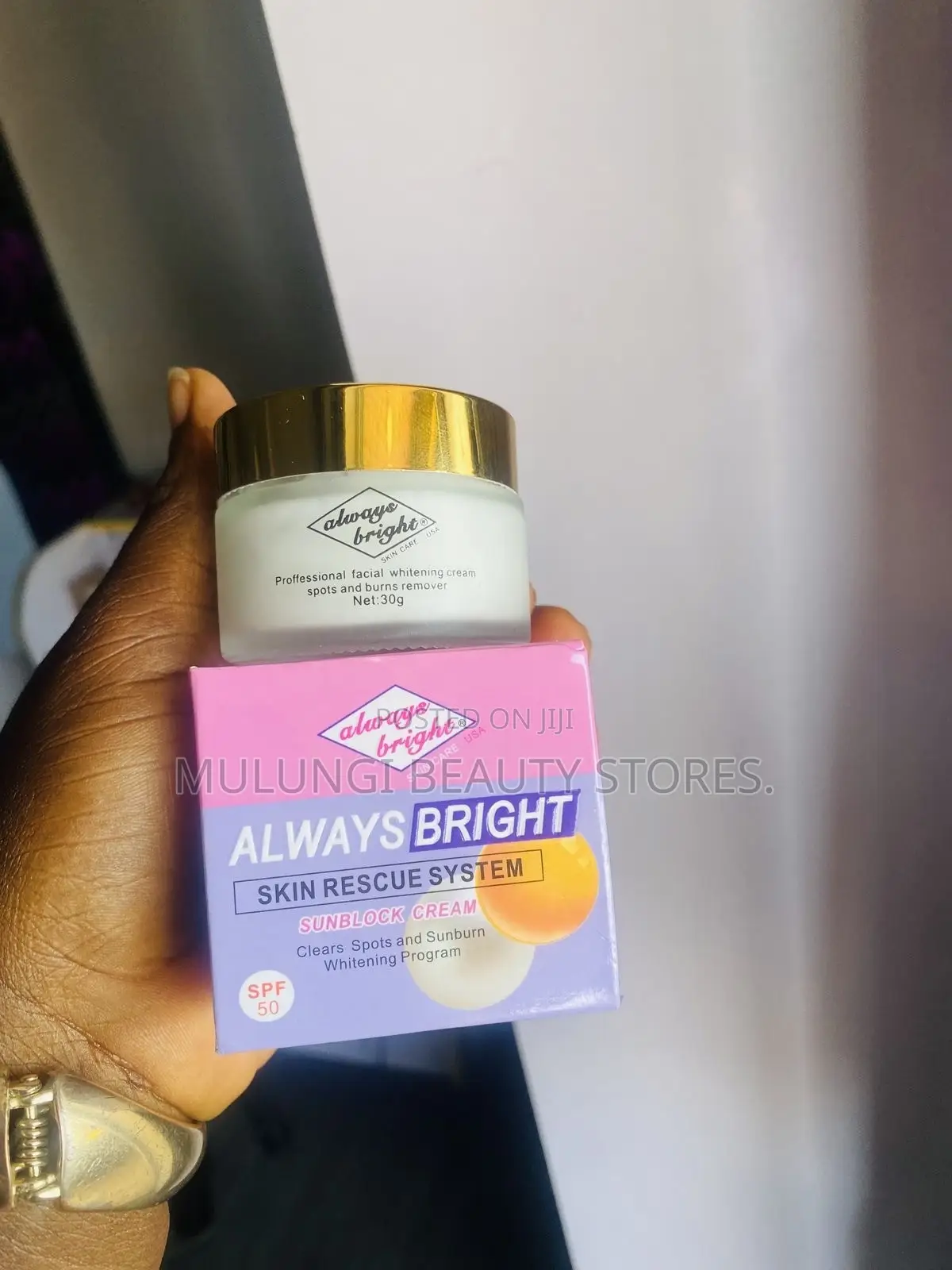 Always Bright Face Rescue Cream With Sunblock Cream SPF 30
